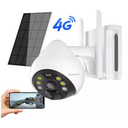 NOVACOM-VSTARCAM BG69-TZ 4G 3MP 4MM SOLAR KAMERA / NVC 4G BATARYALI SABİT SOLAR PANELLİ KAMERA